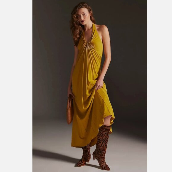 New Anthropologie X Silent D Kitten-Heel Slouch Boots Size 7 MSRP: $270 - Picture 2 of 4